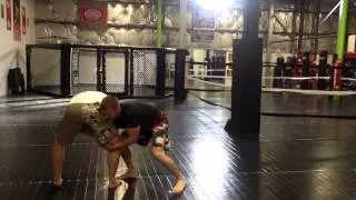 Ray Newkirk showing an ankle hook.