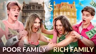 Rijke Familie vs Arme Familie Werden Buren! Goed Meisje vs Slecht Meisje