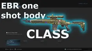 cod modern warfare EBR one shot class!