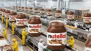 How Nutella Is Made In the Largest Factory USA: Modern Nutella Making Technology (Complete Process)