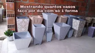 Forma prática de fazer vasos - Artes Antônio Carlos
