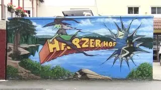 🔴 HARZER HOF ~ Graffiti ist wohl eher Werbung f&uuml;r das Hotel, was wir leugnen &bull; INGRESS &bull; PORTAL 🙂🌍🙂