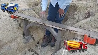 Contrucci&oacute;n De Mini Puente Sobre Un Acantilado - mini bridge