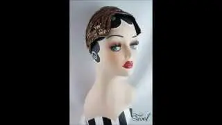 Vintage Style Brown Bling Bling Baroque Headband