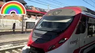 Renfe Cercanias Madrid España- de villalba  a atocha estación || Naik kereta api