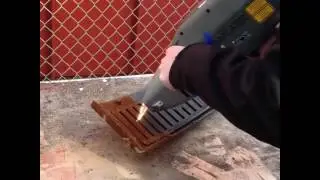 World's First Laser Rust Remover!