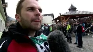 Christbaumweitwerfen in Enzenreith f&uuml;r einen guten Zweck