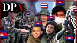 [ Thai Cambodia War Footages ] ANCIENT RUINS WARFARE!!! Thai Navy firing! RCA shoot down drone