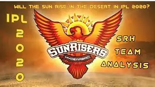 Sunrisers Hydrabad Team Analysis | SRH playing 11 in IPL 2020 | #warner #IPL2020 #BCCI