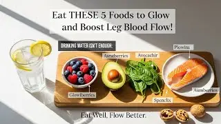 DRINKING WATER ISN'T ENOUGH: Eat THESE 5 Foods to Glow and Boost Leg Blood Flow!