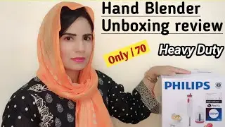 Philips Hand Blender HR1627 650W Unboxing and Review By Asma's World - Best Hand Blender Turbo Power
