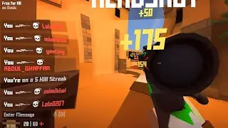 I hit a 6 ON SCREEN HEADSHOT on KRUNKER...