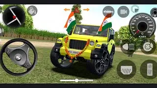 Modified Mahindra Thar Extreme Mud Night 🚙🌙🟤 | Offroad Driving Gameplay