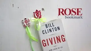 How to Make a Rose Bookmark | Easy Paper Craft for Beginners