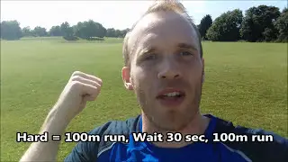High Intensity Interval Training - Running Workout On Grass