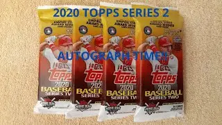 2020 Topps Series 2 Baseball Cards | 4 Fat Packs | Auto Hit!! ⚾🔥