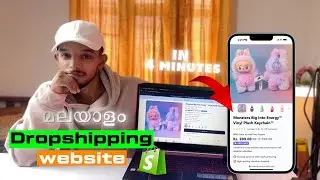 How to make Dropshipping website under 4 minutes | How to use AI | Dropshipping Malayalam