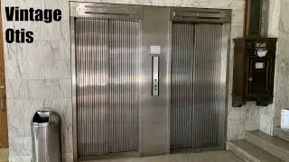 Vintage Otis Traction Elevators at the Security Building in Charleston, WV