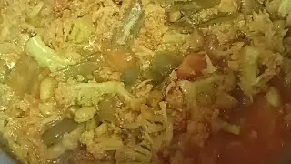 Today special recipe ll cauliflower & chekudu kaya curry ll so yummy tasty recipe 😋