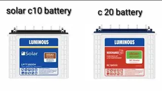 Difference of normal battery, solar battery