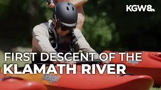 Indigenous youth make historic paddle on restored Klamath River