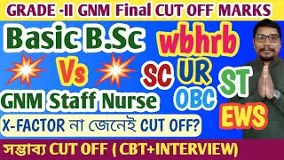 📌📌 wbhrb staff Nurse GNM সম্ভাব্য CUT OFF #staffnurseresult#jobinterview