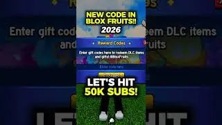 NEW *SECRET* BLOX FRUITS CODES (JANUARY 2026) - OP REWARDS! 🚀✨️ #roblox #bloxfruits #shorts
