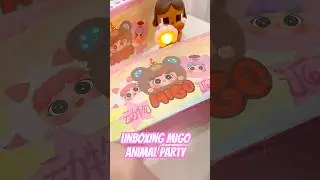 UNBOXING MIGO ANIMAL PARTY 💖 #unboxing #blindunboxing #migo #migoplushdoll #cute #blindbox #shorts