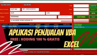 Cara Membuat Aplikasi Penjualan di VBA Excel