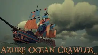 The Azure Ocean Crawler 7 Piece Ship Set - Sea Of Thieves #SeaOfThieves