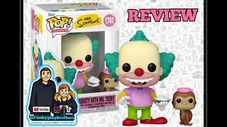 THE SIMPSONS KRUSTY THE CLOWN & MR TEENY FUNKO POP TELEVISION FIGURE UNBOXING X REVIEW
