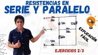 Como CALCULAR la RESISTENCIA EQUIVALENTE de un CIRCUITO MIXTO ❓ 2 EJERCICIOS resueltos 😱