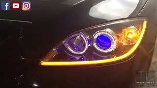 RETROFIT HEADLIGHTS / FAROS PERSONALIZADO DE MAZDA 3