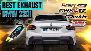 BMW 220i Exhaust Sound🔥DCE Parts,Friedrich,Icon,Scorpion,Stone,Supersprint
