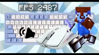 2000 FPS 30 Minutes Bedwars ASMR Keyboard & Mouse Sounds | Hypixel Bedwars