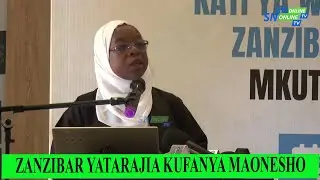 #ZANZIBAR YATARAJIA KUANDAA MAONESHO MAKUBWA YA KIMATAIFA