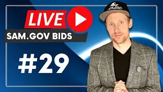 🔴 SAM.gov LIVE Bid Training #29 | Federal Government Contracts Solicitations on SAM