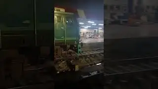 WAG 12 Locomotive with goods train