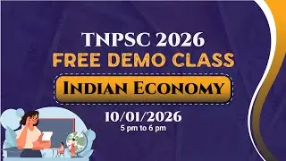 Indian Economy for TNPSC | Free Demo Class | 2026 Batch
