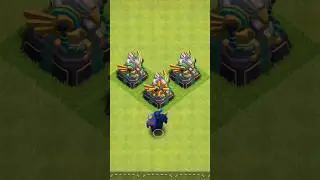 M.O.M.M.A (Mega pekka) vs All Defense Max | clash of clan #shorts