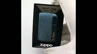 Zippo Lighter Blue Flame Titanium Alloy Blue Ice Classic Armor Machine