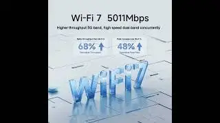 XIAOMI Router BE5000 WiFi 7 5011Mbps 2 4G 2 5GHz Network Port 512M