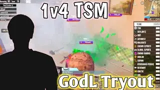 🇮🇳GodL TRYouts 1v4 TSM 🥵| Who is He ?