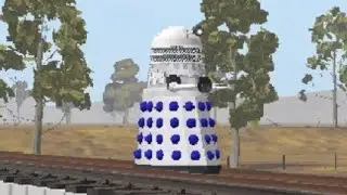 Trainz 3 Dalek pass by with normal speed