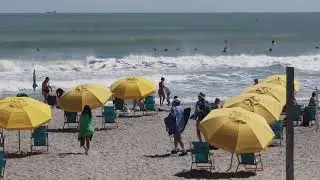 COCO BEACH, FL - A GOOD SURFING DAY 3/7/2018