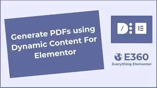 Dynamic Content for Elementor Save To PDF Button