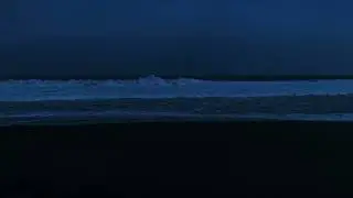 Ocean Sounds for Deep Sleeping Crashing Waves and Dark Background to Relieve Stress