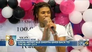 I SURPRISED MY OLD SCHOOL WITH NLE CHAINS AND GIFTS!!!!