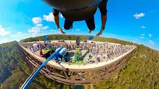 Bridge Day Catapult BASE Jump