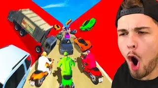 500€ WER den PARKOUR ÜBERLEBT in GTA 5!